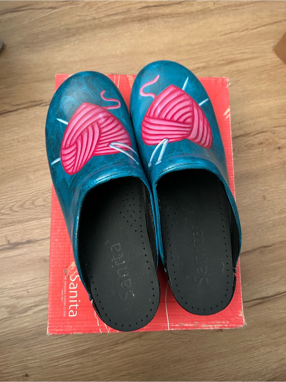 Sanita Custom Painted Clogs
